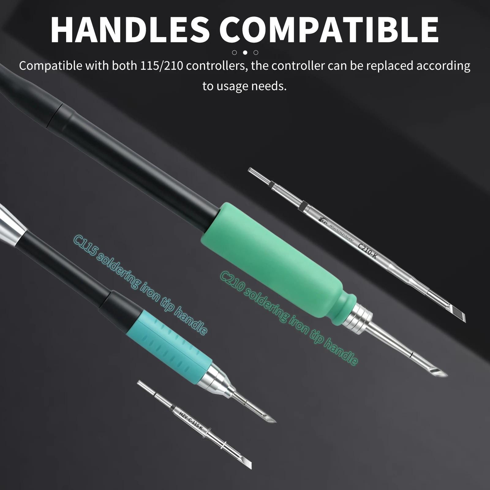 HZY AZ-200 Dual Station Soldering Iron Station, Digital Display Welding Tool 3 Memory Presets for Phone PCB Chip Rework Repair