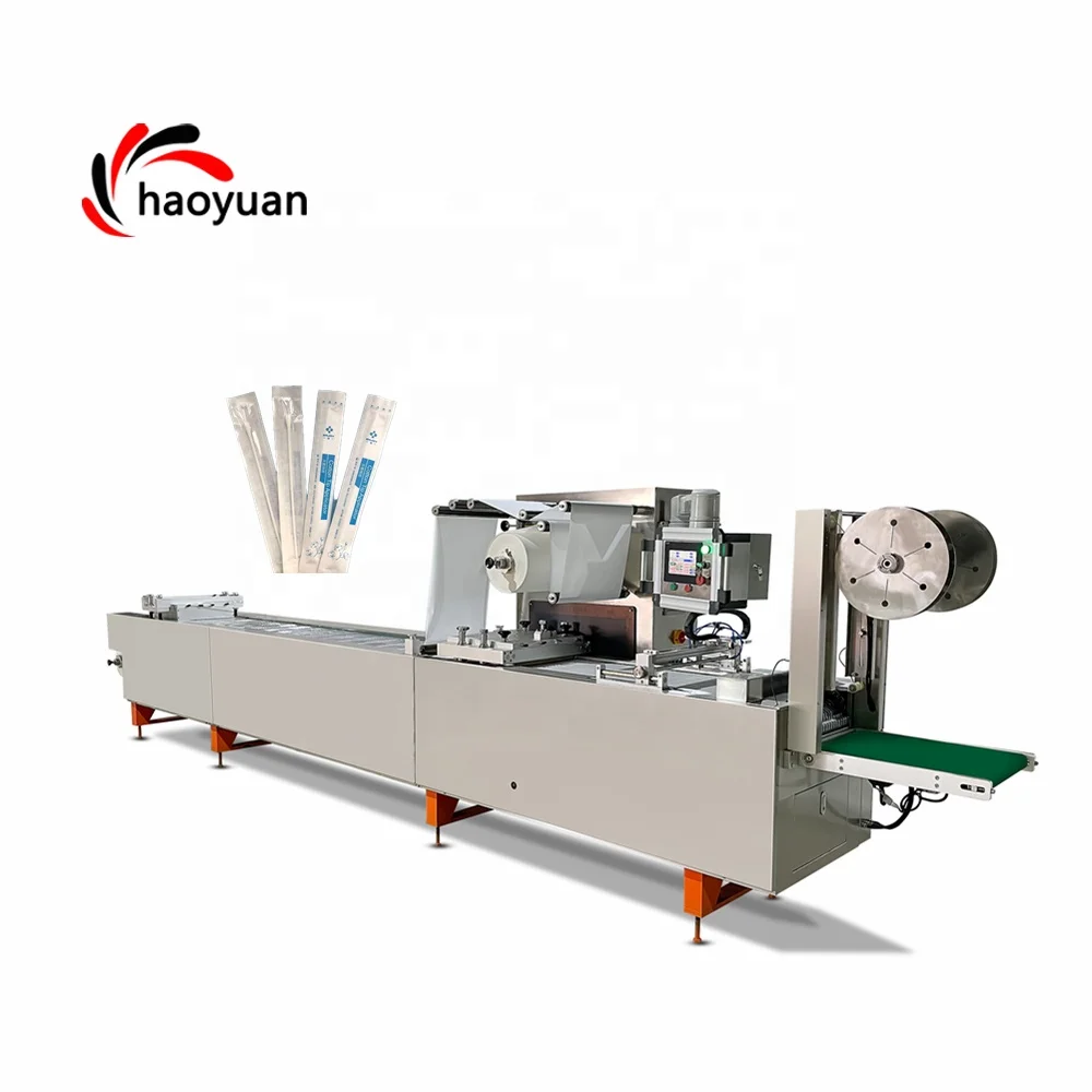 HY-420 Beliebter Testkit-Stick Nasenkatheter Einweg-Katheter Automatische Gaze Blister Verpackungsmaschine