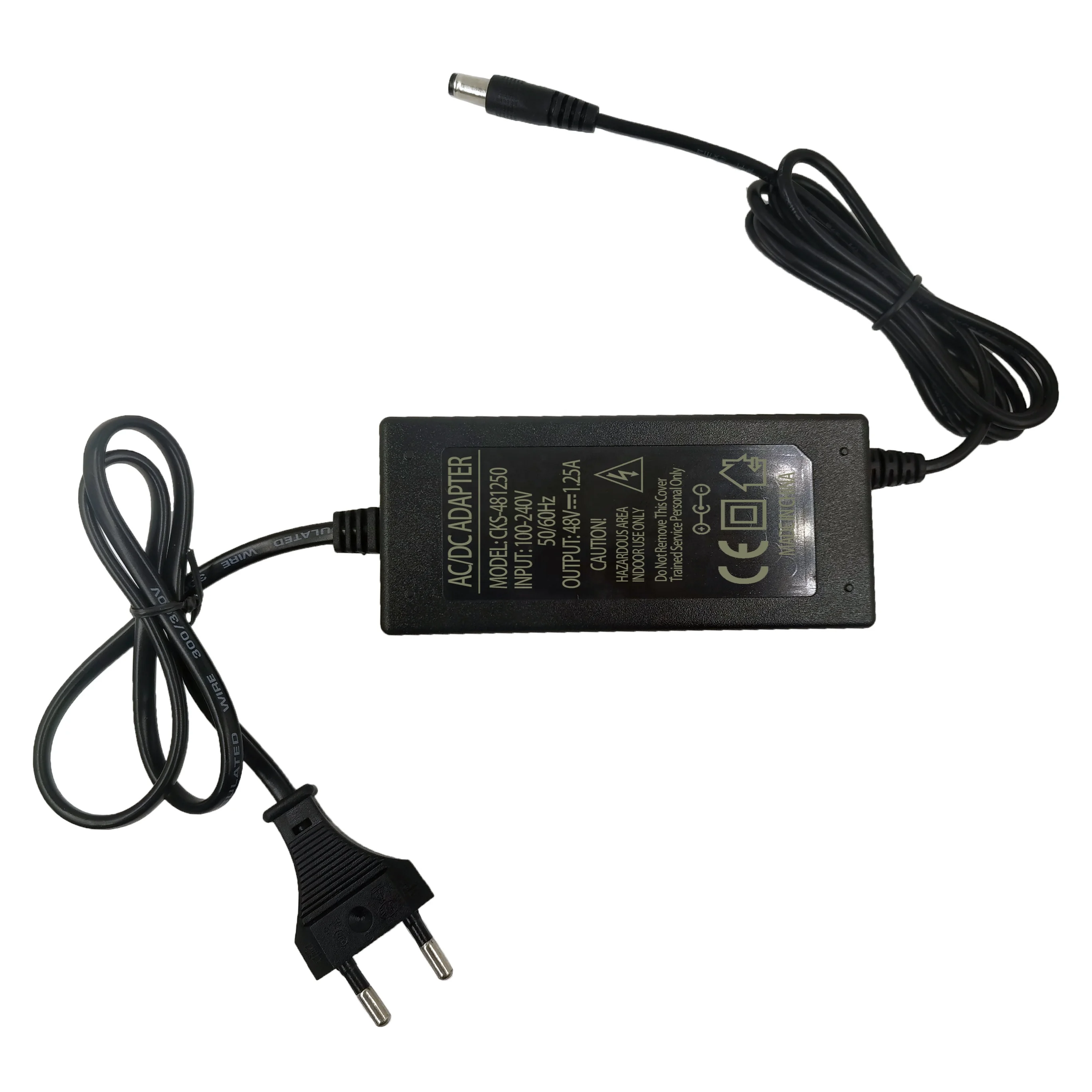 48V 1.25A Plug-In Power Supply Us Power Adapter 12v1a Adaptor Led Strip Power Supply