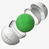 Pelota de golf surlyn blanca de 2 piezas