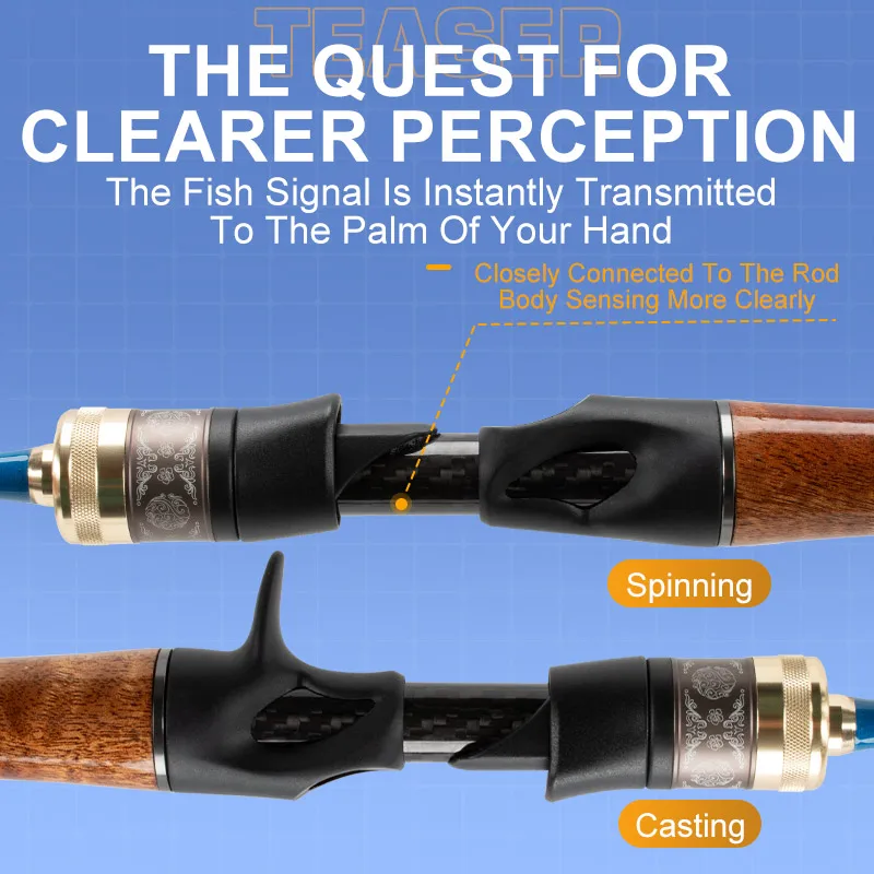 Ultra-light Fishing Rod Carbon Fiber Spinning/Casting Pole UL Solid Top  Fast Trout Fishing Rods Lure Weight 2-8g