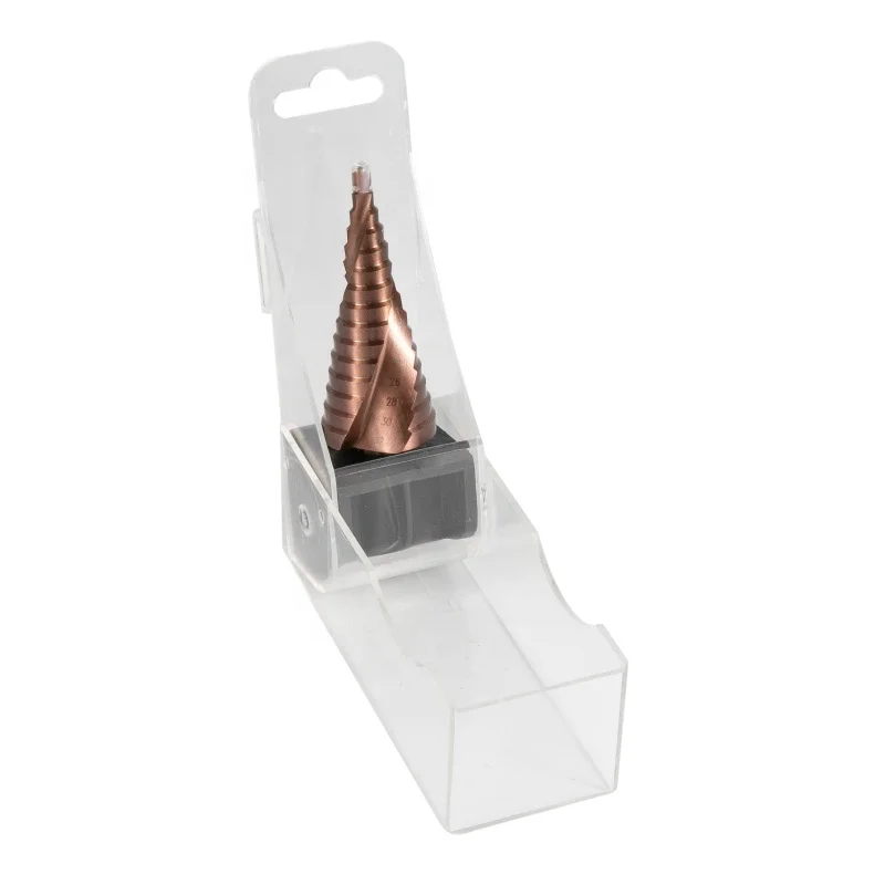 Factory Metric 3-Piece Hex Shank HSS Step Drill Bit Set for Metal R Trough Recessed Drill Bits