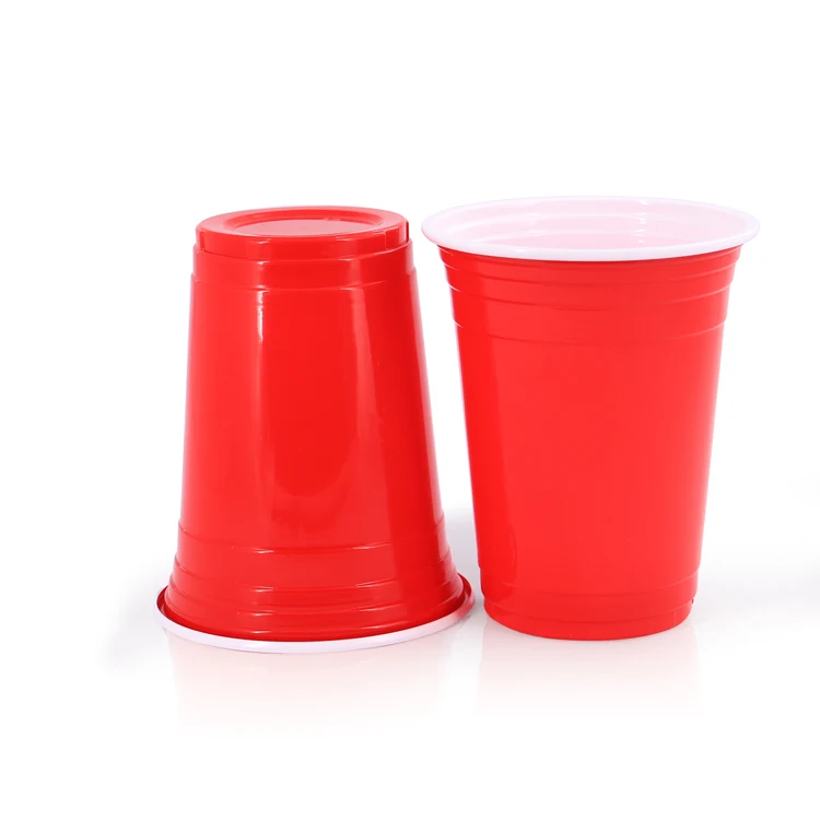 Black Plastic Cup Disposable 16oz Vasos De Plastico Plastic Cups Strong And Sturdy Red Plastic