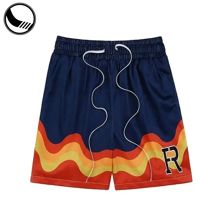 BETHERIVAL Cropped Fit Polyester Blank Mesh Basketball Shorts Custom Logo Summer Basic Plus Size Men's Printed Shorts for Men
