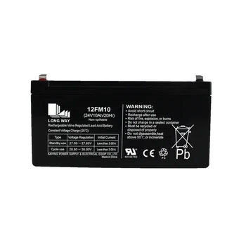 Replacement rechargeable Outdoor Audio used 24V10Ah 12FM10 VRLA Agm Lead acid Battery