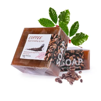 Private label 100% Natural Organic Handmade Coffee Soap Skin Repair essential oil soap