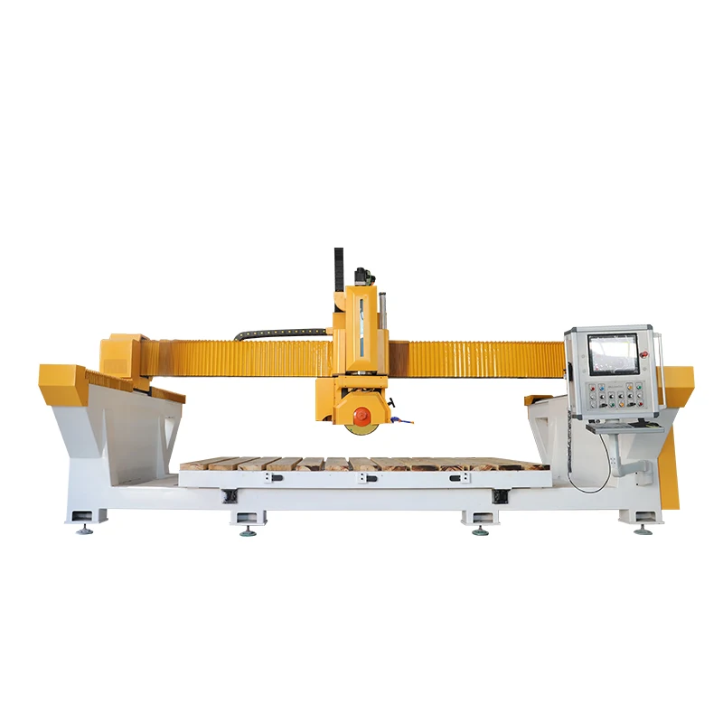Cnc Router Marble Tiles Sintered Stone 5 Axis Bridge Saw Granite Natural Stone Cutting Machines