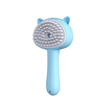 One-Click New Electric Pet Hair Removal Comb Press-Type Cat Dog Grooming Tool Convenient Spray Comb in Box