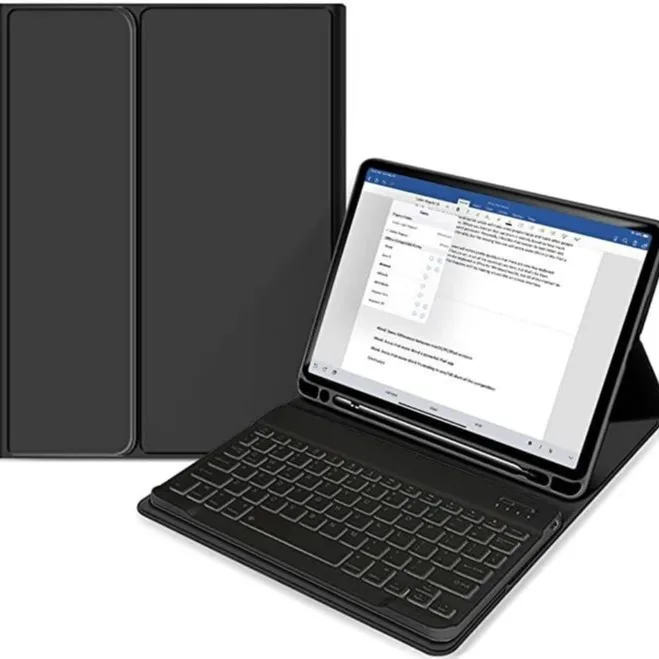 Suitable for iPad 10.2/10.5 pro11 keyboard protective case for Air4/5 with pen slot diagonal flat leather case