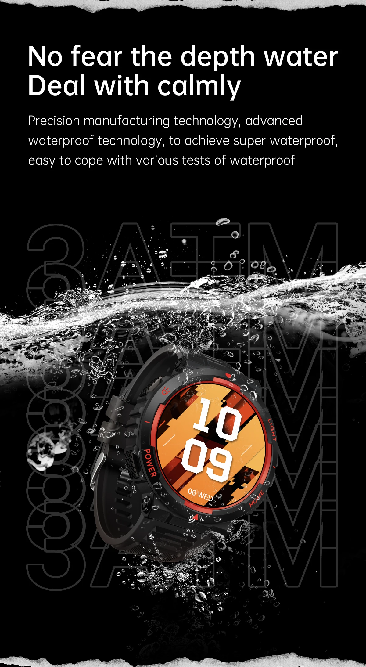 2026 KT75 Smart Watch with Flashlight 1.53