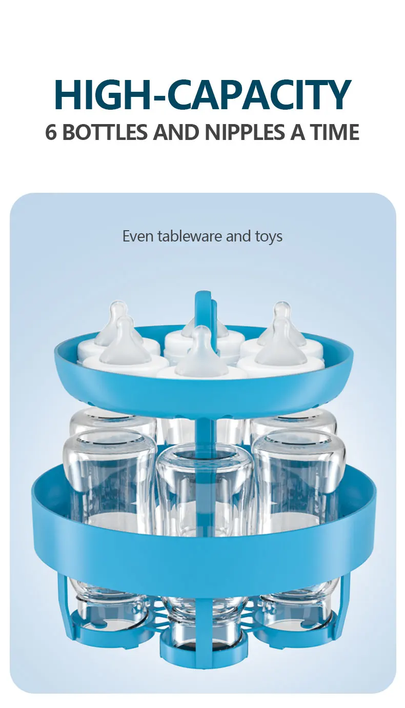 High Capacity Easy To Use Steam Sterilizers For Baby Bottle Milk