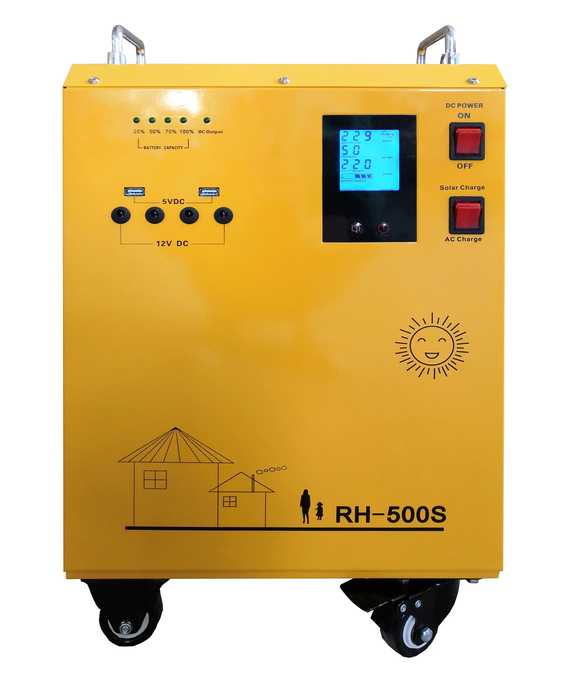 500w Energy Storage System Solutions with Inverter and Battery All in One System