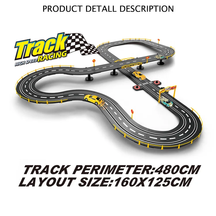 480CM Remote Control Electric High Speed Racing Track Toys