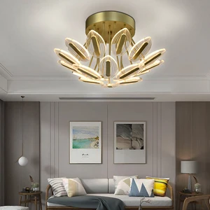 Wholesale New Design Acrylic LED House Lighting Ceiling Chandeliers Modern for Shops