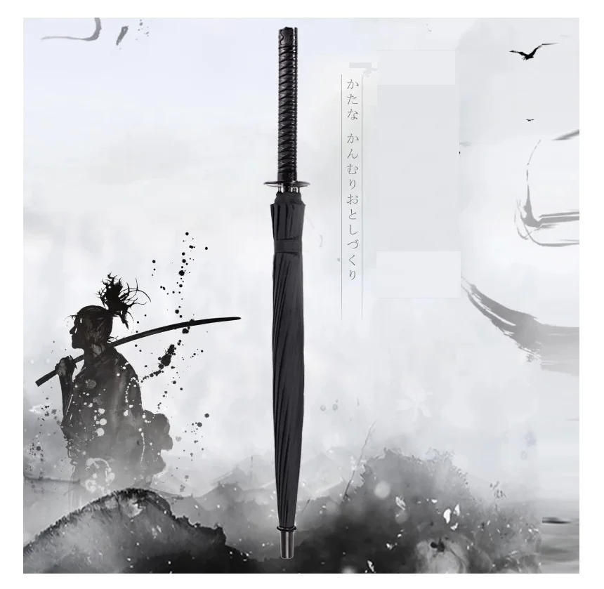 Ancien Petit Parapluie Kozuka Japonais – Poignée D'épée Samouraï – Antiquité