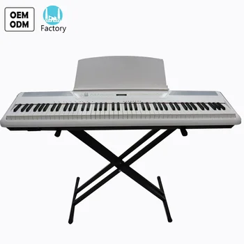 plastic professional musical keyboard digital piano 88 keys