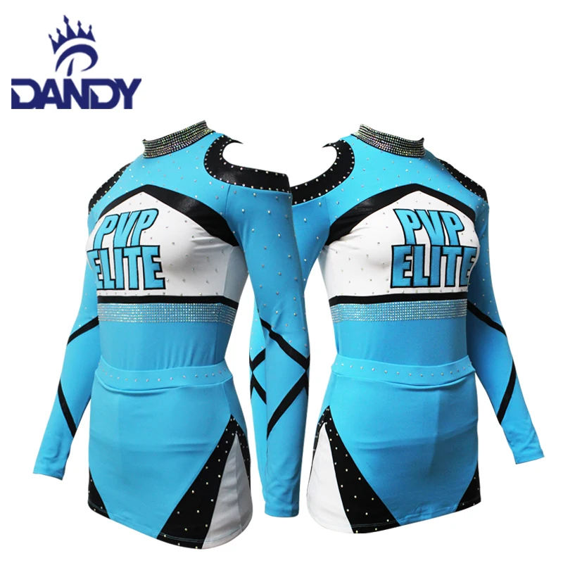Full Sublimated Dry Fit Cheerleader Practice Wear Set Cheerleading