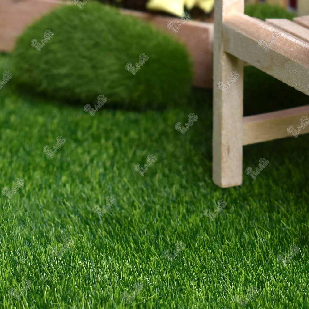 Iland Fairy Garden Miniatures Of Artificial Grass Fake Turf Patch For