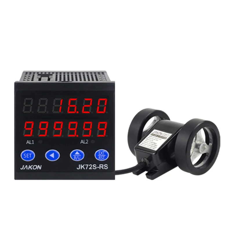 Cable Length Meter 6-digit Textile Wheel Counter Intelligent Digital Frequency/Linear Speed/Tachometer Multimeter