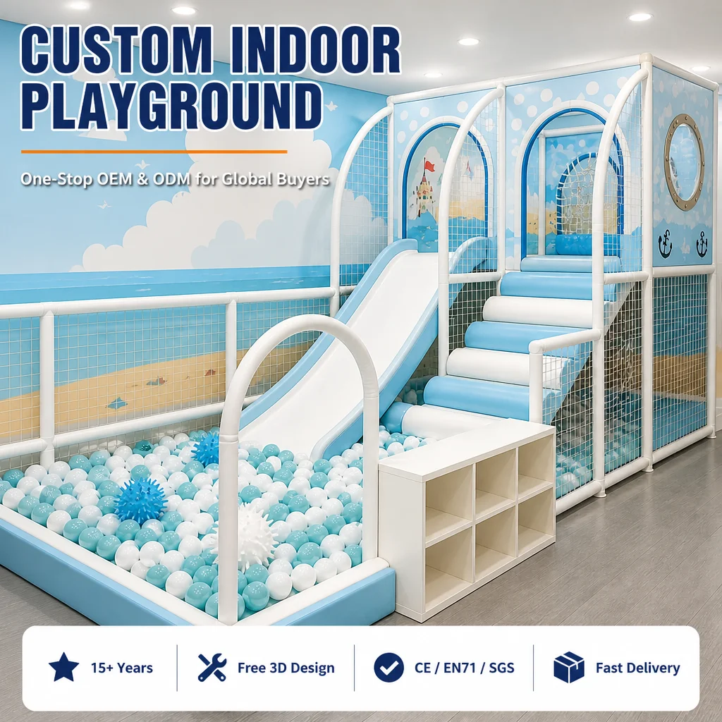 Indoor Kids Soft Play Naughty Castle Ball Pit Slide Climbing Wall CE CPC Certified for Shopping Mall Amusement Center OEM