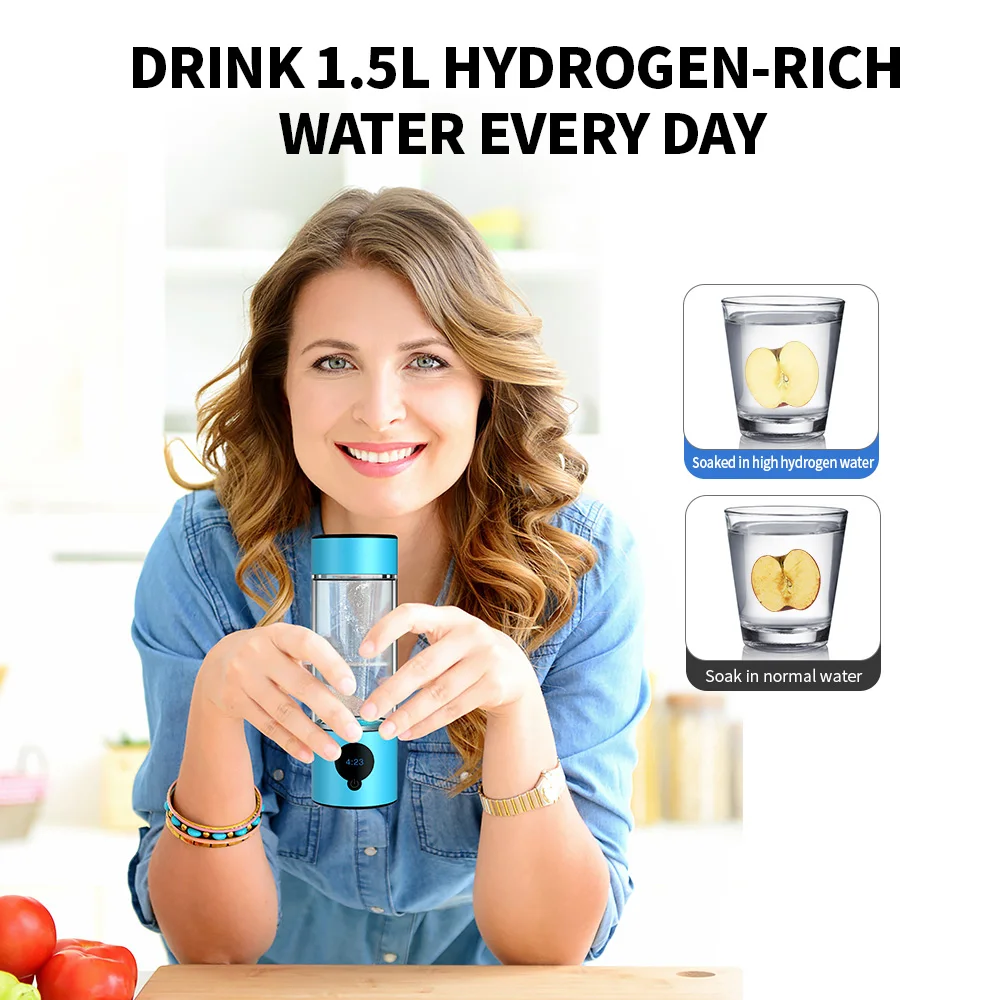 6000ppb Hydrogen Water Generator Mini Hydrogen Water Bottle Hydrogen Drinking Water Machine