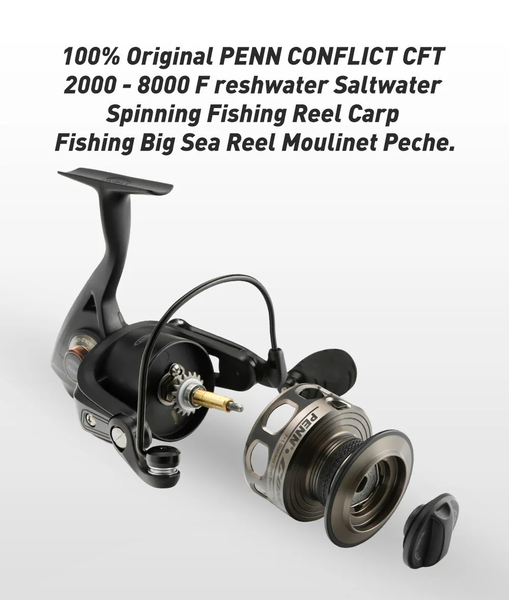 PENN CONFLICT Reels - Superior Spinning for Saltwater Fishing PENN CONFLICT Reels - Superior Spinning for Saltwater Fishing