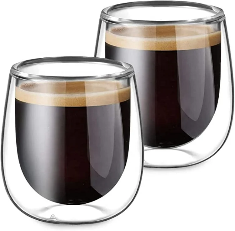 Espresso Cups, Glass Espresso Coffee Cups, Small Espresso Mugs