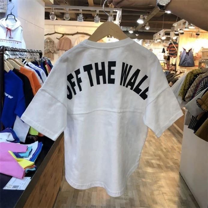 
 Новинка, Лидер продаж, модная Детская городская футболка с вашим логотипом  