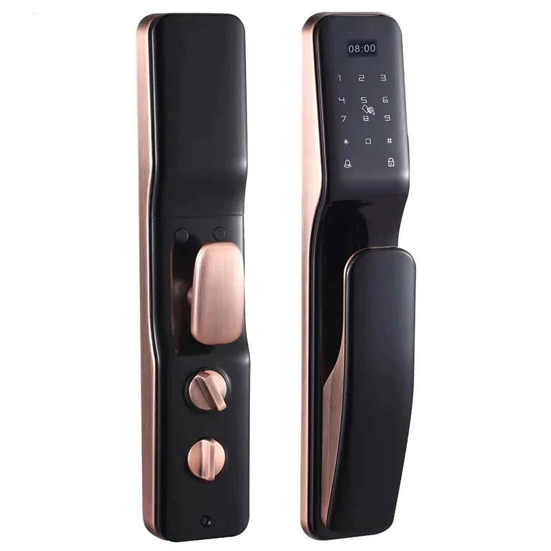 Tuya Door Lock Wifi App Fingerprint Fully Automatic Intelligent Keyless Security Entry Smart Lock