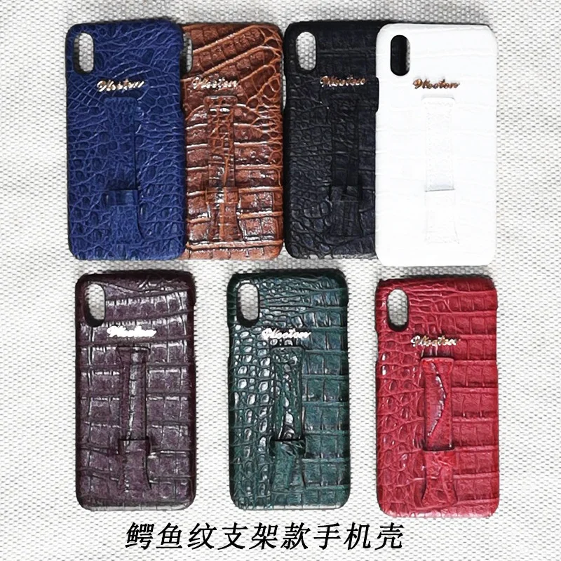 
 Роскошные аксессуары для телефонов Жесткий Чехол из крокодиловой кожи для iPhone 8 Plus  
