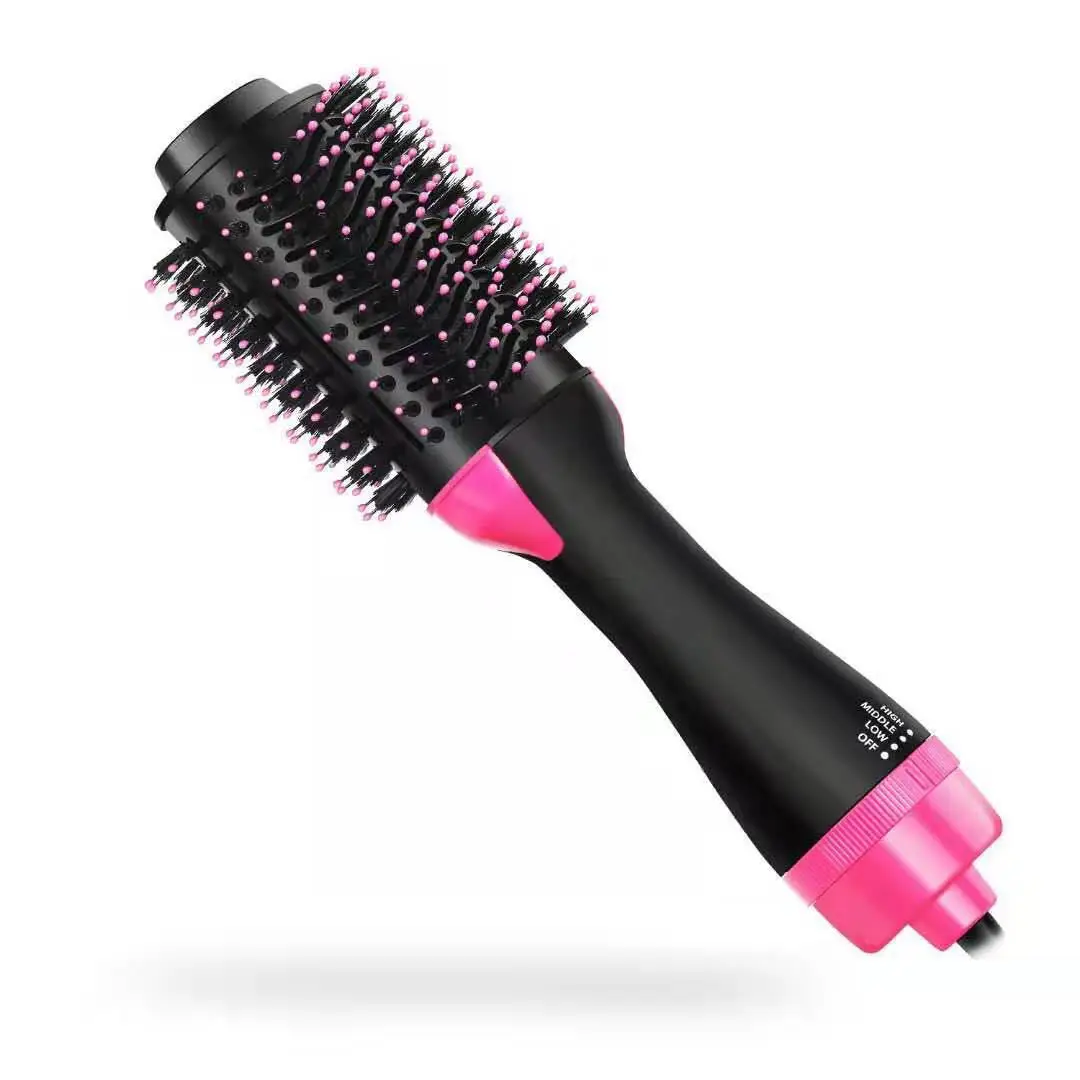 hot brush 3 in 1 one step hair dryer volumizer air brush electric curling