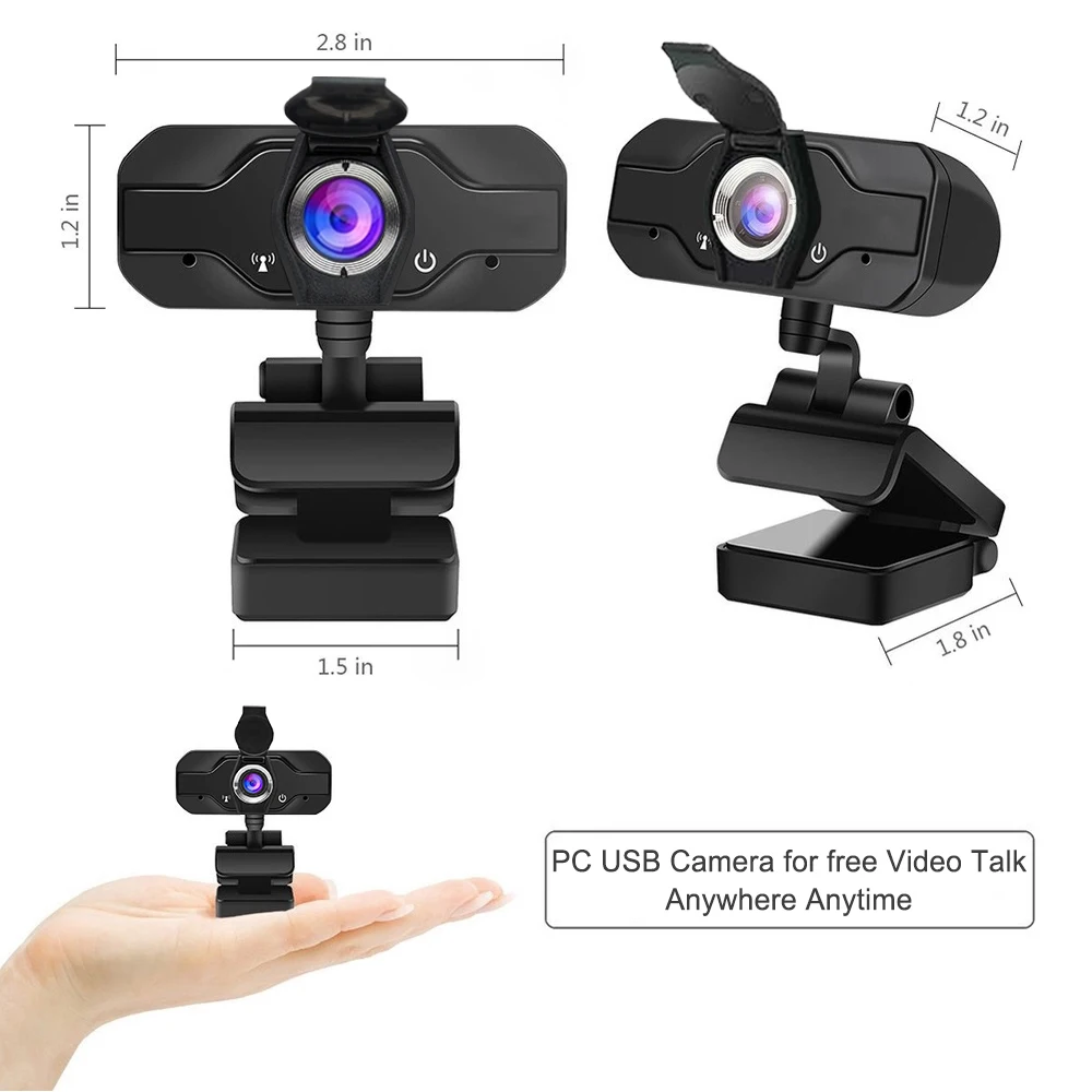 Full HD 1080p USB Live Streaming Camera for PC TV Broadcasting