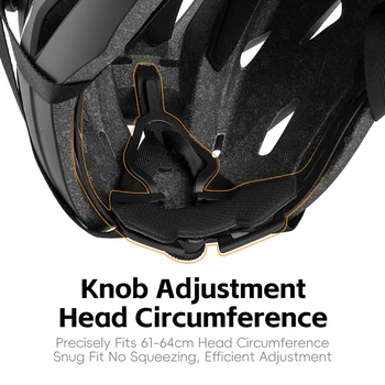 WEST BIKING Mountain Bike Helmet with Windshield Lens, Safety Light & Breathable Design for Outdoor Cycling - Sizes 56-61 cm WEST BIKING Mountain Bike Helmet with Windshield Lens, Safety Light & Breathable Design for Outdoor Cycling - Sizes 56-61 cm
