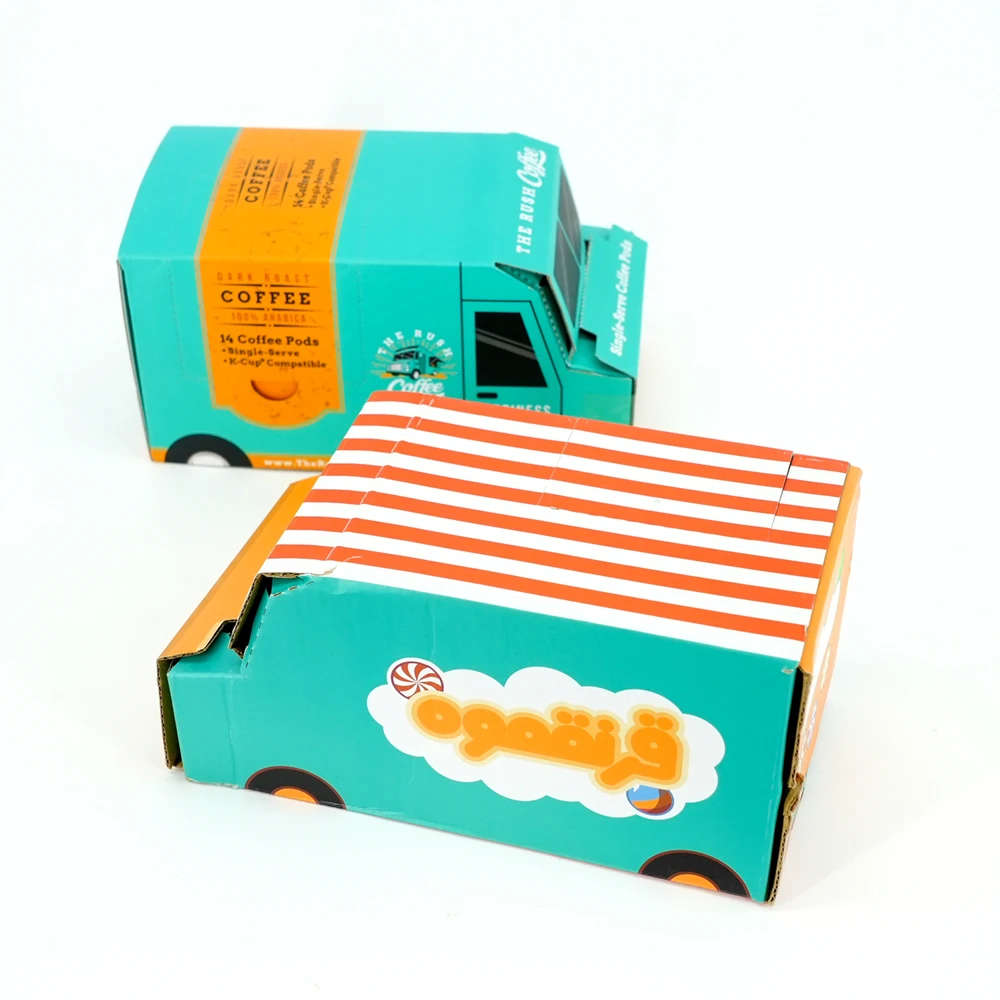 Custom Logo Size Corrugated Cartoon Matte Car Shipping Gift Box Colorful Packaging Car Paper Gift Box for Gift Packaging