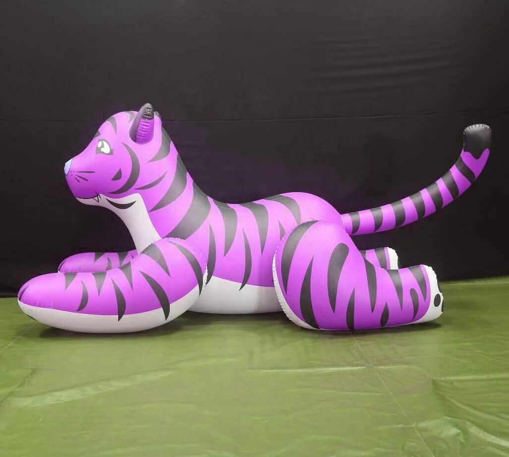 Design Big Inflatable tiger for Advertising Decoration