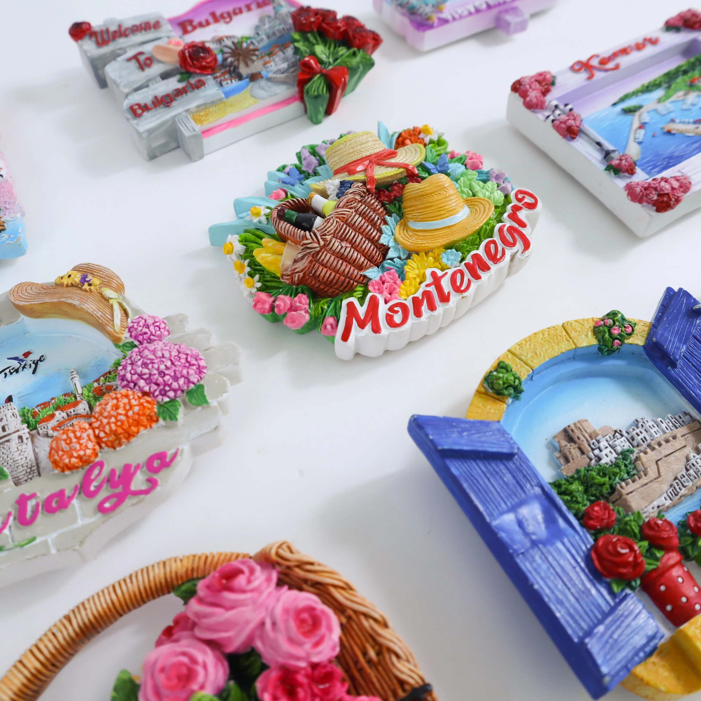 Aimant De Réfrigérateur Antalya Turquie En 3D - Souvenir - Collection Cadeau - Forme De Pot - Décoration De Cuisine - Tableau Blanc - Aimant De Réfrigérateur Antalya Turquie