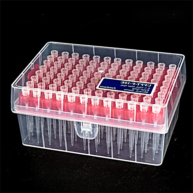 Упаковка 10uL сверхдлинные, тонкие и острые наконечники пипетки