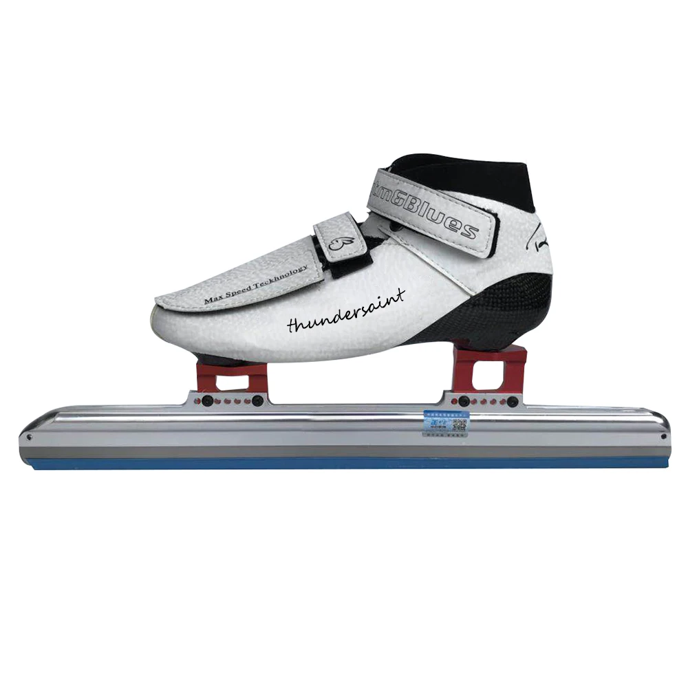 Thundersaint Professional White Color Short Track Carbon Fiber Speed Ice Skate