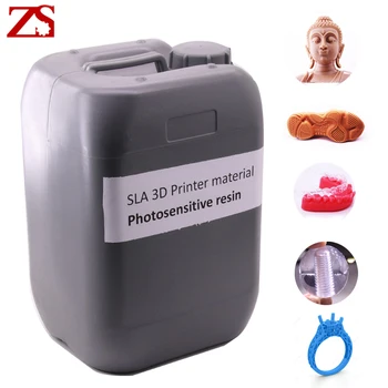 ZS High quality 355nm UV resin photopolymer polyester polyurethane clear resin for SLA 3d printer