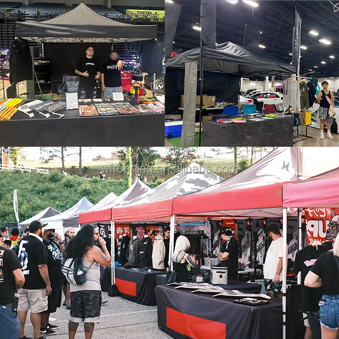 Popular Factory Free Sample Top Roof 10x10 Event Canopy Tent Carpa Para Camping for Outdoor Trade Show Tent for Sale