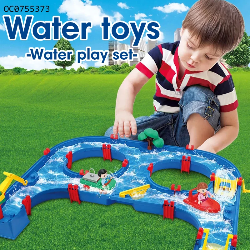 57pcs Water Park Educational Summer Play Water Track Table Games Toy