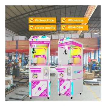 Custom Mini Claw Machine Small Prizes for Kids Vending Game Coin Operated Push Prize Arcade Game Machine for Children