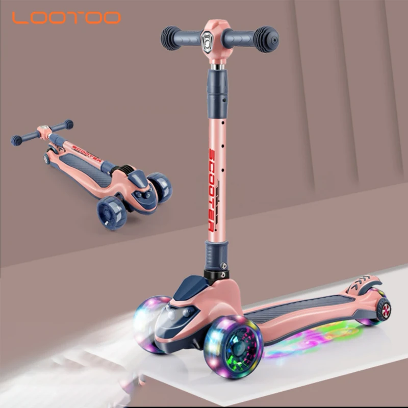 Girls Age 6 Toy Flicker Kick Scooter For Children / Children Scooter