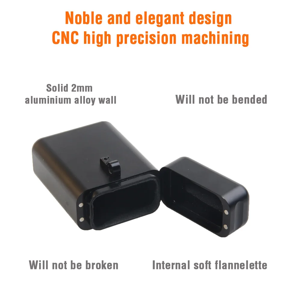 
 Маленький пользовательский ящик Faraday коробка алюминиевый сплав автомобильный ключ чехол RFID Брелок чехол для ключей кошелек Honda City автомобильные аксессуары  