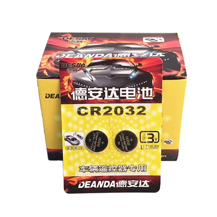 cr2032 Watch Coin Button Cell 3v rechargeable lithium battery