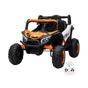 Factory Price Electric 12V Plastic UTV Kids Off-Road Ride Toy Cars USB Adjustable Wheel Remote Control Battery-Powered