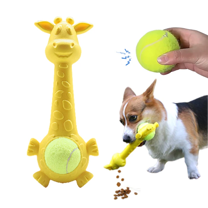 Giraffe Rubber Chew Toy