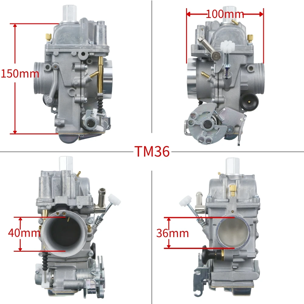 Mikuni TM36-68 36mm Flatslide Carburetor Kit for Hon Da XR400