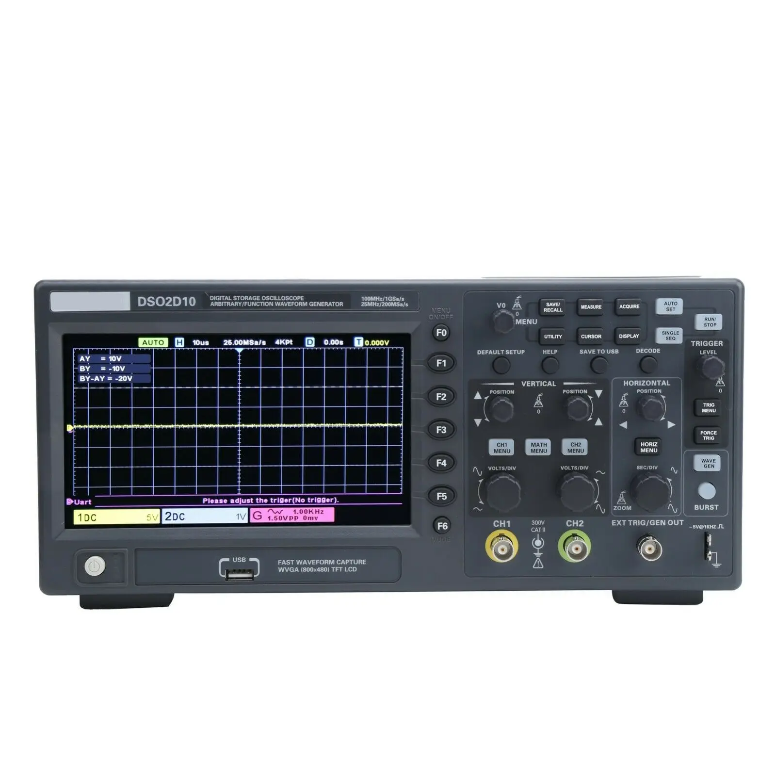 Student Use 200MHz 2 Channel Color Digital Oscilloscope Probes Osclloscope Probe Good Quality Probes 20MHz 40MHz 60MHz 100MHz