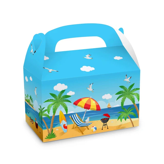 Wholesale customized hot selling beach candy boxes, sandwiches, donuts, desserts, baked cake boxes, biscuit packaging boxes
